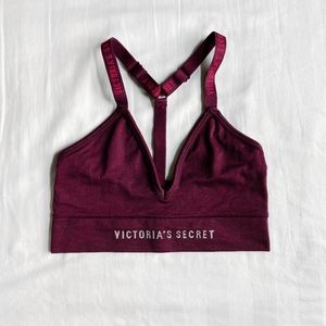 Burgundy Victoria's Secret Sport Bralette